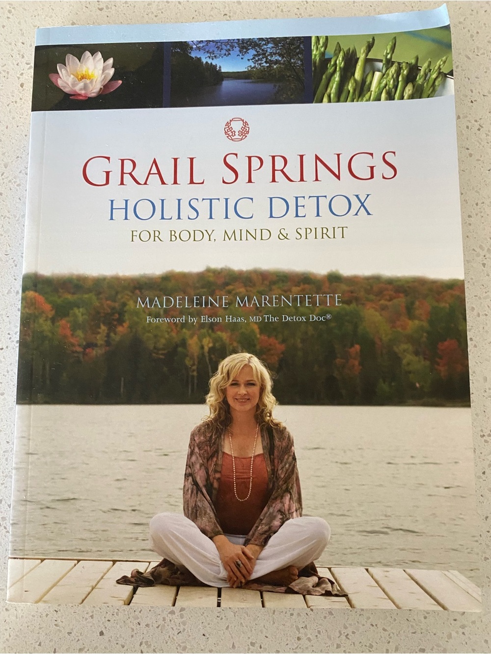 Grail Springs Holistic Detox by Madeleine Marentette - White & Green Cover
